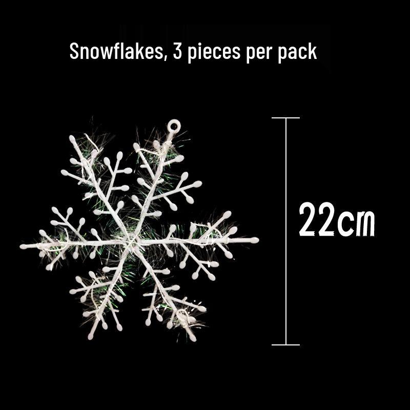Fiocchi di Neve in Schiuma di Natale per Bambini, Oggetti di Scena per Danza e Decorazioni per Palco - Ornamenti Leggeri in Plastica