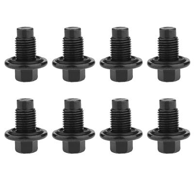 Schwarze Autoölwanne Ablassschraube Ölwanne Schraube Bolzen Passend für Ford C-Max 2007-2013 Cougar 1998-2001 Courier 1996-2002 1E0010404