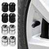 ABCD1 4Pcs Car Tire Valve Caps Metal Wheel Dust Covers Accessories For Volkswagen GTI Golf Polo Passat VW CC Tiguan T-ROC Jetta Taigo