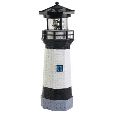 Solar Powered Lighthouse Environmentally Friendly Energy Saving Solar Lighthouse with Rotating