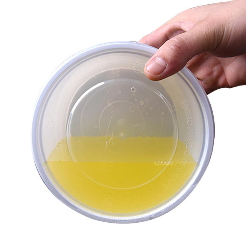 COMATE Transparent PP Disposable Takeout Bowls