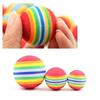 3 Stück /Set Bunte Haustier Katze Kätzchen Weicher Schaumstoff Regenbogen Spielbälle Lustige Aktivitätsspielzeuge