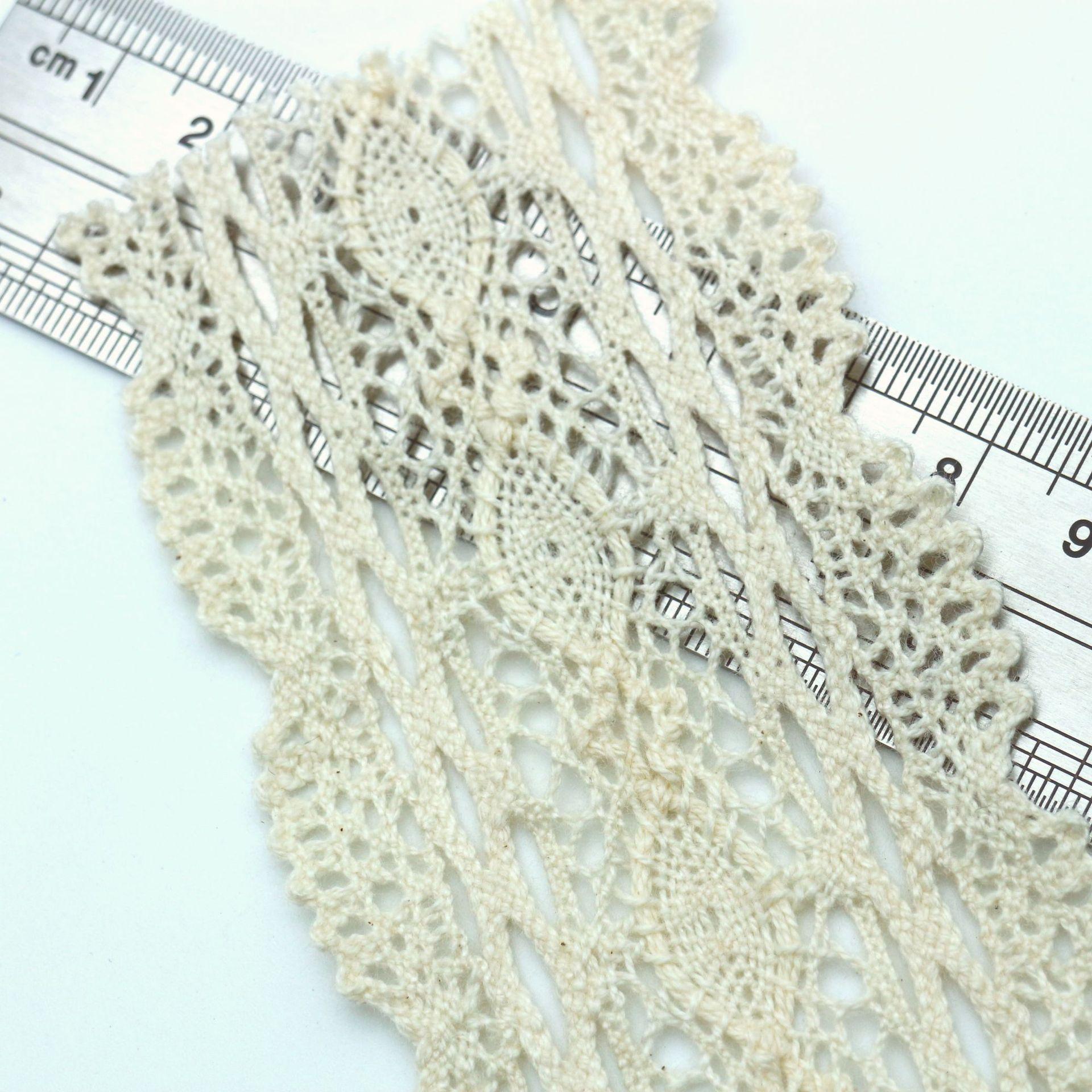 

Хлопковая нить Ажурная кружевная ткань DIY Аксессуары для одежды Материал для занавесок Юбок Хлопковая нить Кружево YM2316