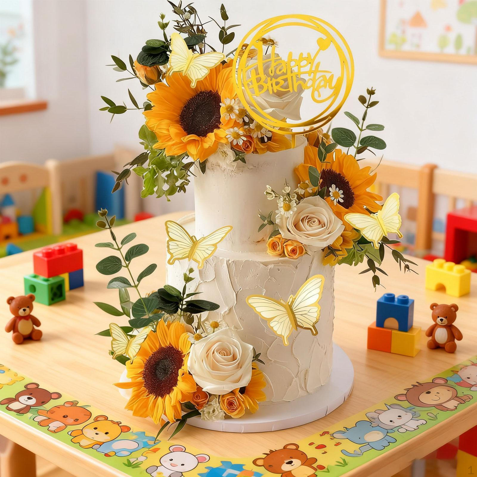 

28x Cake Topper Cupcake Toppers Gift Boho DIY Eucalyptus Leaves Decorations for Birthday