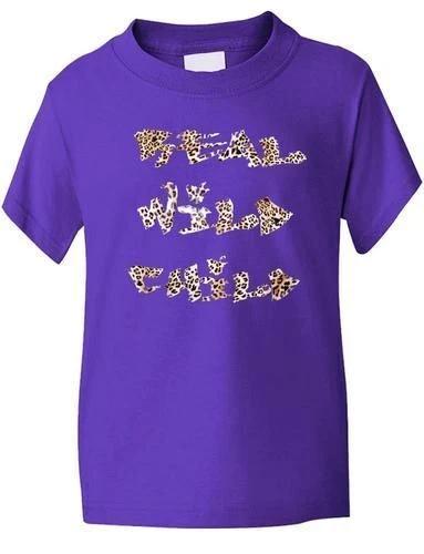 

Real Wild Child Naughty Kids Boys Girls T-Shirt Birthday Gift Age 1-13 XL