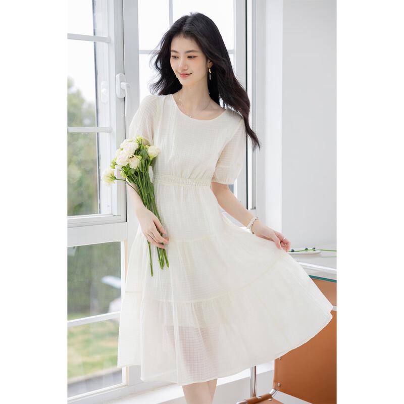 Mokana Women's Urban Casual Short Sleeve Midi Dress