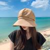 Stylish Breathable Unisex Wide Brim Sun Protection Bucket Hat Foldable Beret for Outdoor Beach Sun Hat