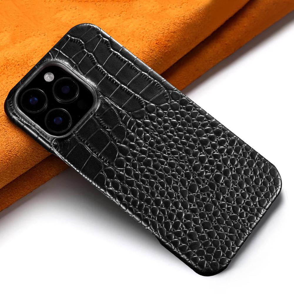 Per Custodia Magsafe per iPhone 15 16 Pro Max Promax 16Pro 15Pro Pelle Bovina Naturale Protezione Magnetica Lussuosa Cover Posteriore per Telefono
