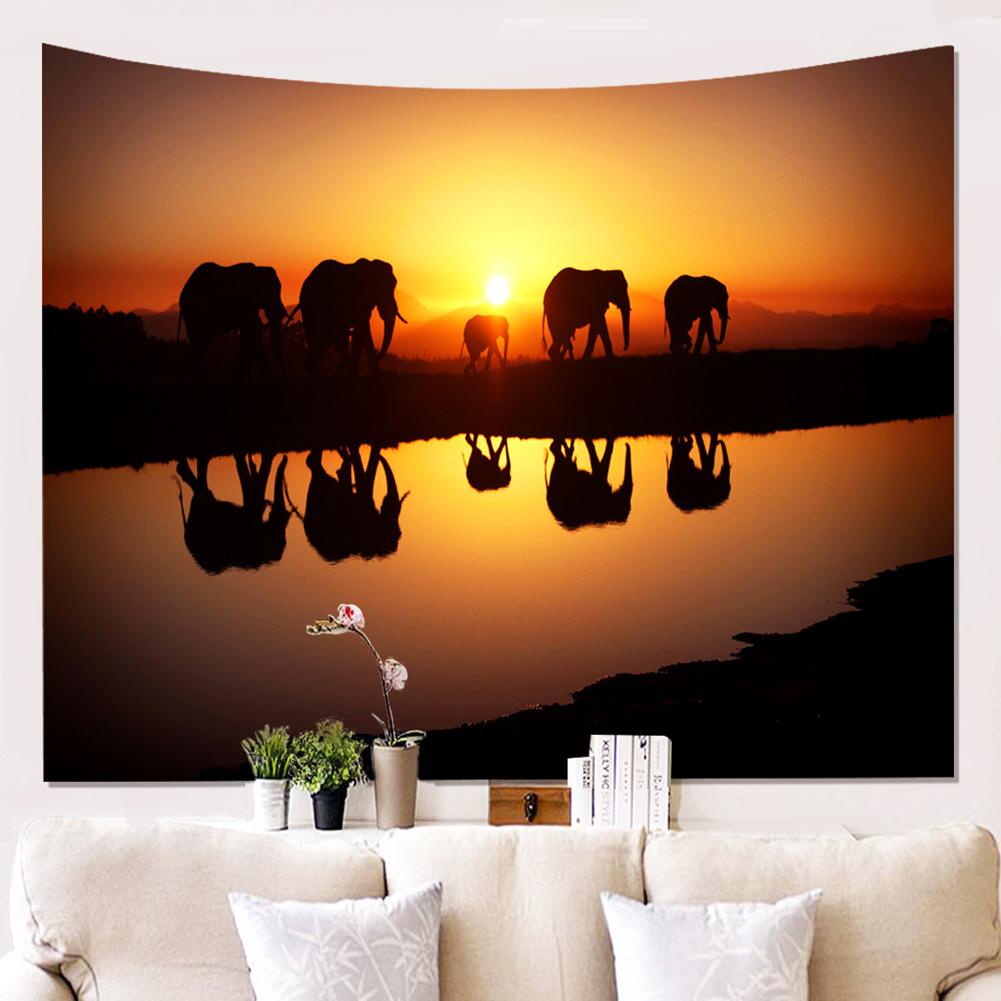 3d Wild Animal Pattern Painting Wall Cloth Tapestry Colorful Vibrant Decoration Blanket Multipurpose Tablecloths Beach Towels