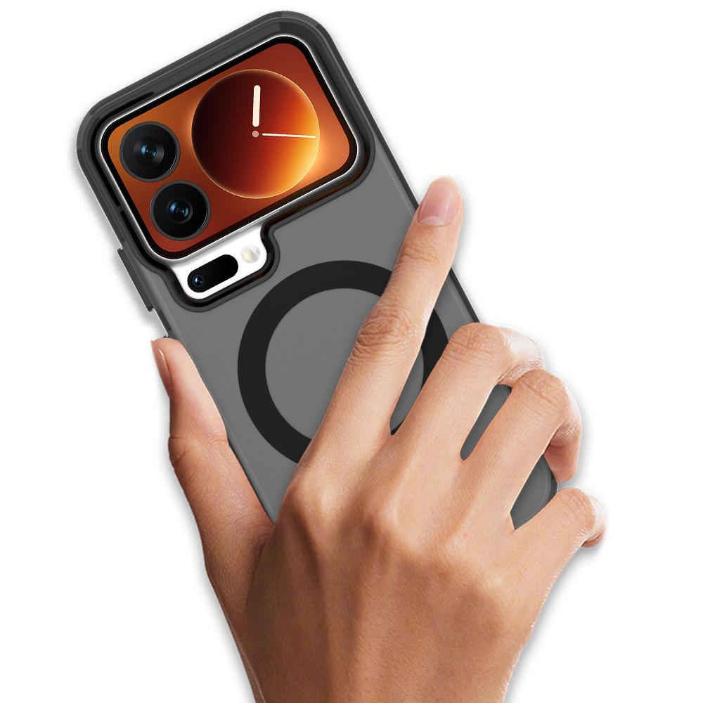Applicable To Xiaomi Mi 17 Pro Candy Color Skin Matte Magnetic Protective Cover Anti-drop Shell IMD Process Batch Straight