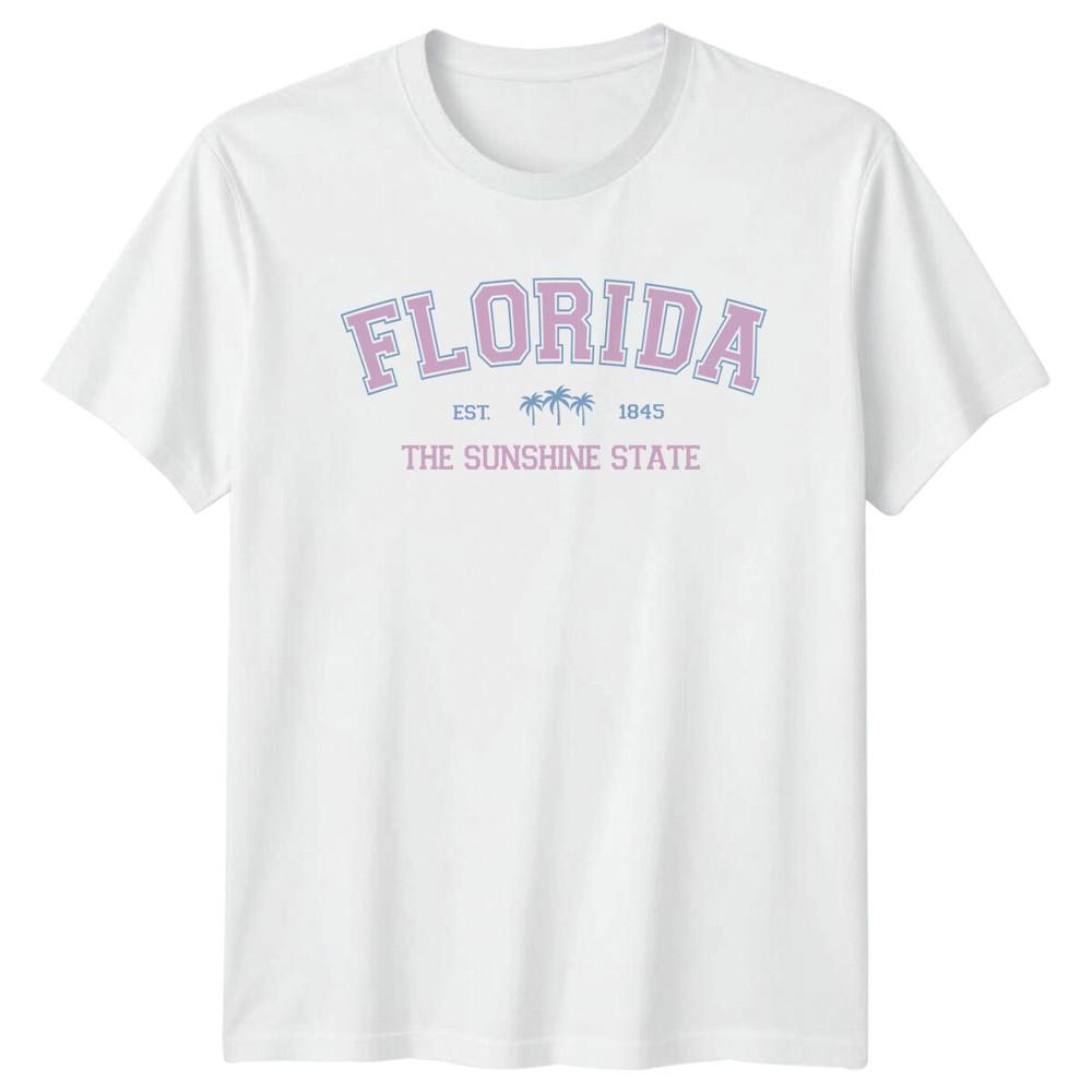 Florida The Sunshine State Beach Summer TShirt S