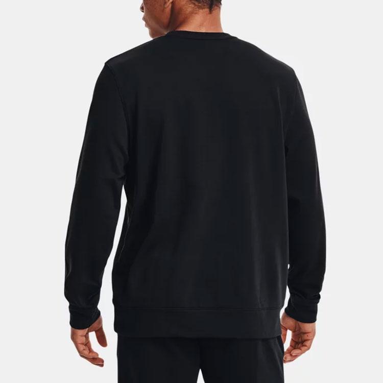 Under Armour Rival Logo Print Training Sweatshirt Men Tops Black 1370391-001