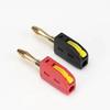 Fast Circuit Connection Banana Plug Stable Transmission Gold Plated Contacts Gold Plated Banana Plug Excellent Insulation