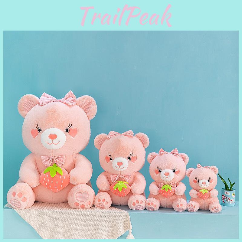 Strawberry Bear Plush Toy Animal Stuffed Doll Bedroom Decoration Gifts Kids