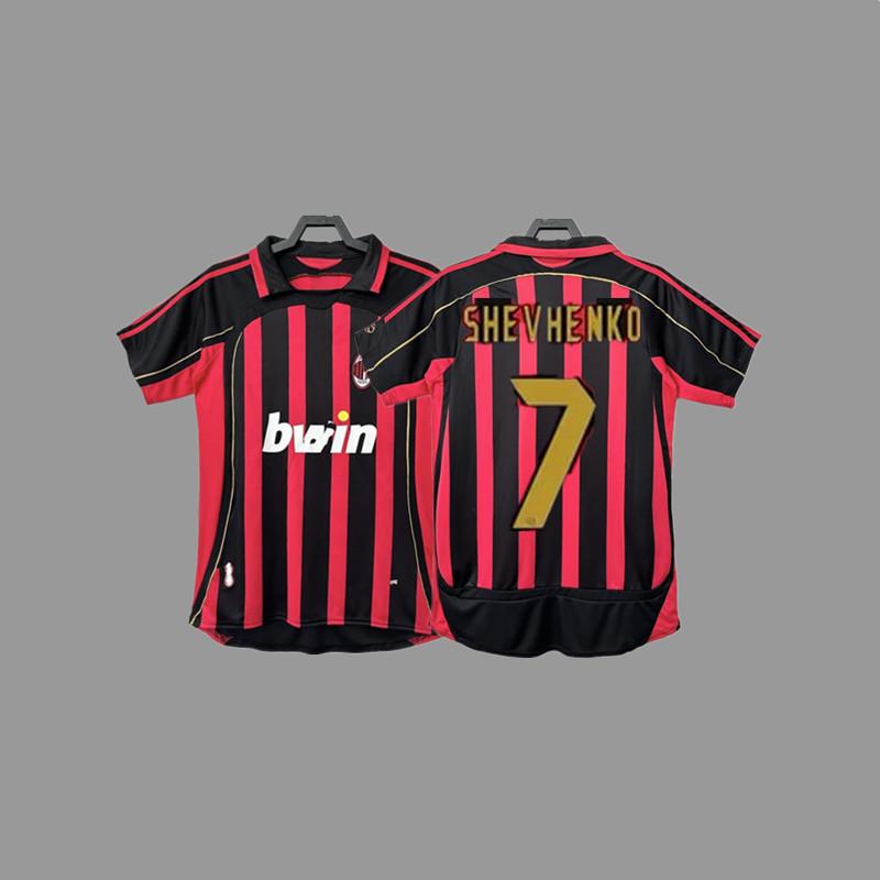 Tricou de fotbal vintage AC Kaka Maldini Ronaldo Ronaldinho tricou tricou de joc antrenament