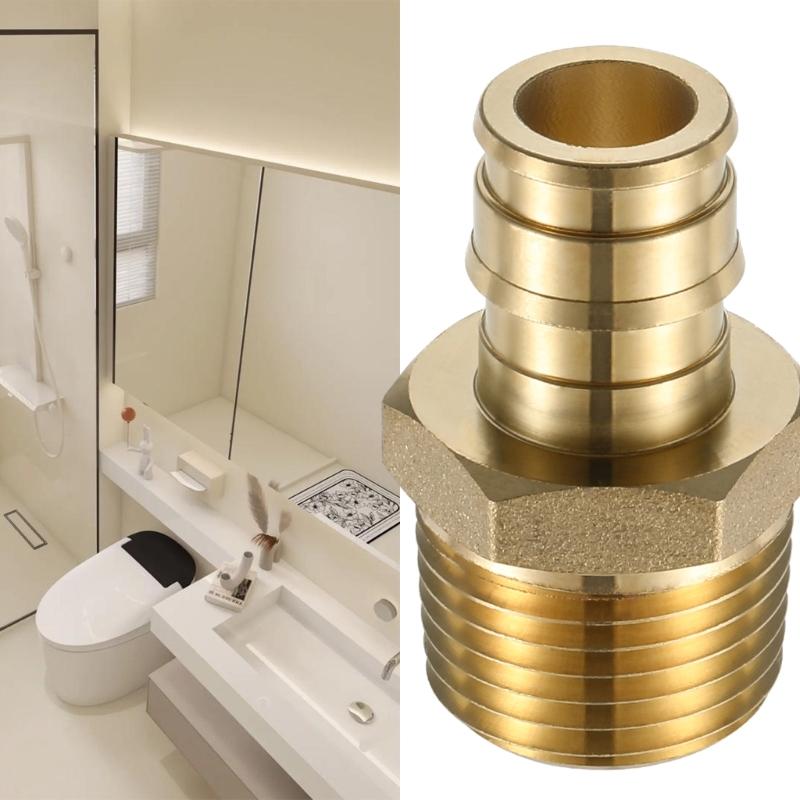 Practical Without Leads Brass Male NPT Adapter Project Supplies Convenient for Tubing In Water Supply Systems Daily Use