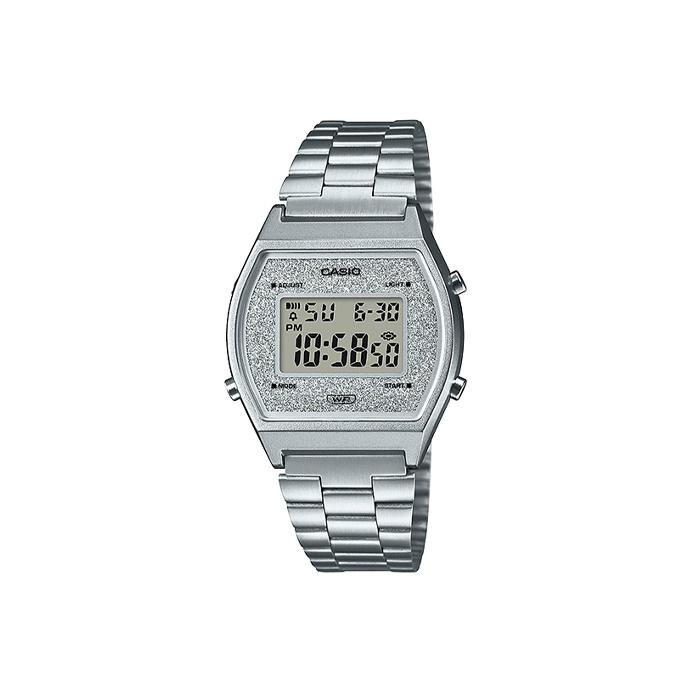 

Casio Vintage Series Square 50M Waterproof Quartz Movement Stainless Steel Strap Watch Men watches White B640WDG-7 Silver Dial