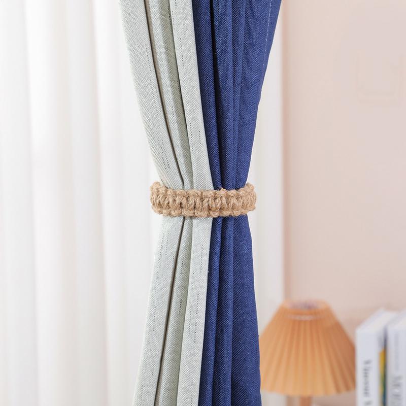 Curtain Clip Holders Buckles Home Curtain Buckle Decoration Weave Clips Rope Straps Holder for Bedroom Living Room Home Decor