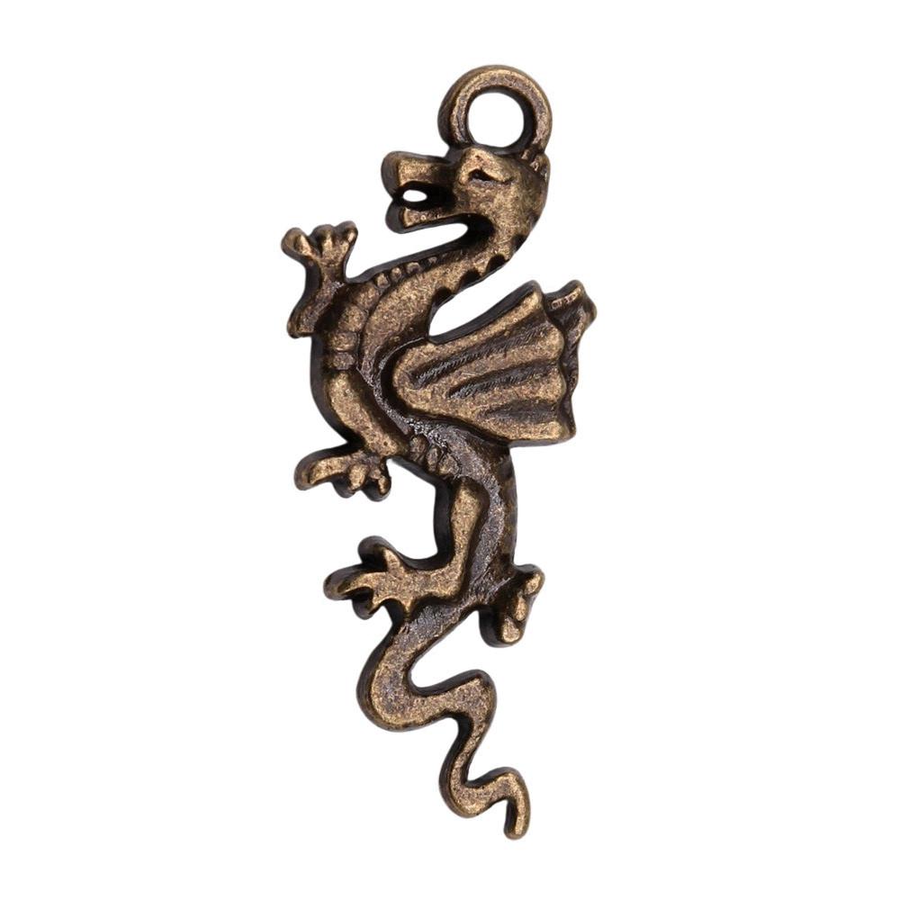 Alloy Pendants Dinosaur Dragon Wing Charms Vintage For Gothic DIY Jewelry Making Supplies