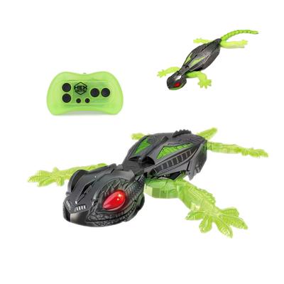 Non-Toxic Remote Control Wall Crawler Gecko Toy 360° Rotating Rc Floor Driving & Wall Climbing Bionic Mechanical Gecko Robot Toy