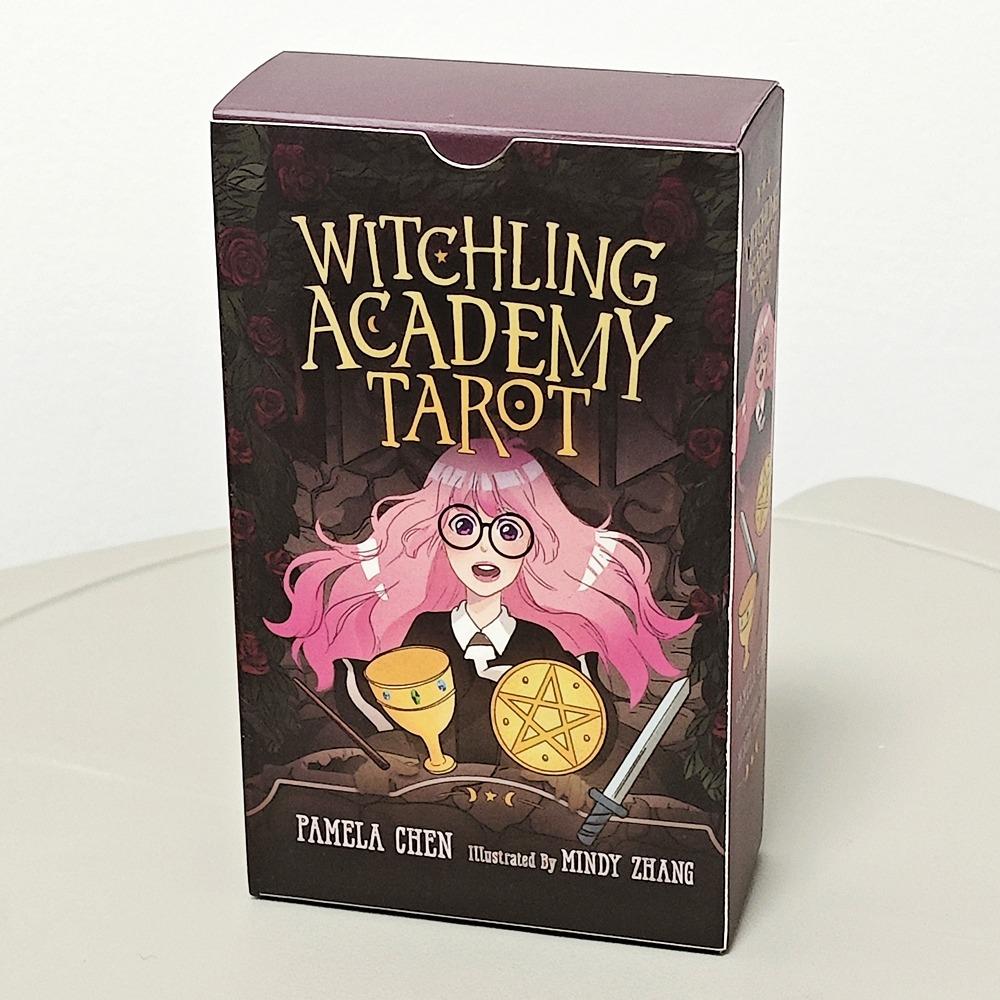 12*7cm Witchling Academy Tarot Deck 78 Pcs Tarot Cards Featuring Whimsical Artwork and Inspiring Insights Based On Rider System