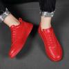 MCTIN Couples Platform Shoes Casual Lace Up Shoes for Women Solid Color Walking Sneakers Men
