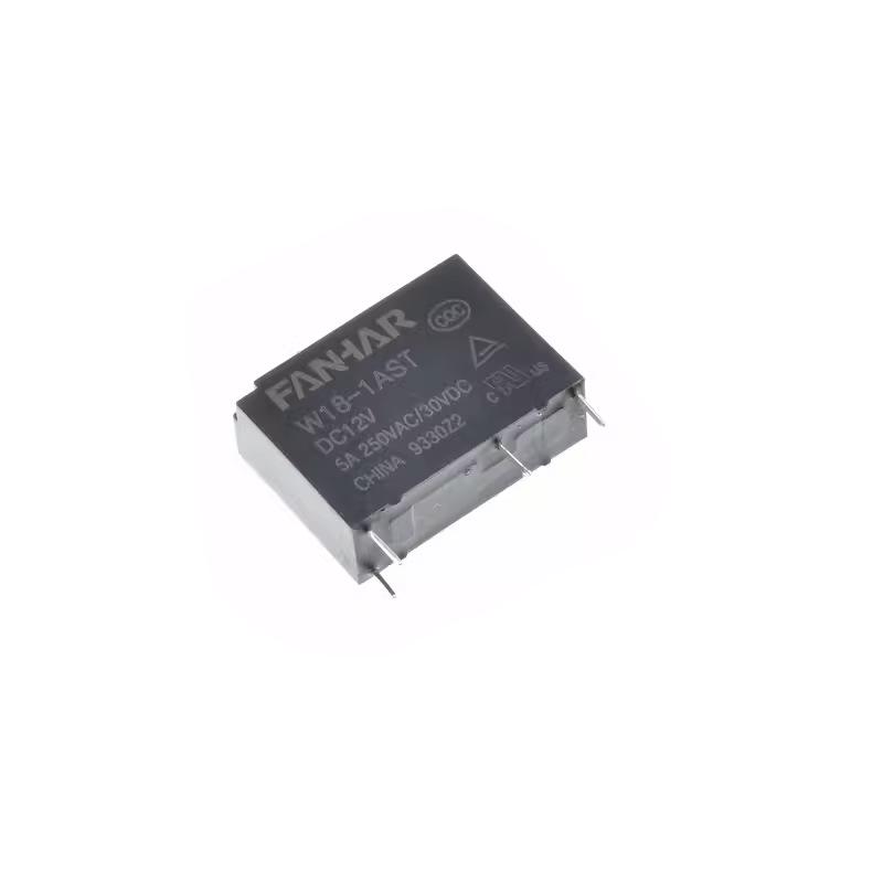 Fan Hua W18-1AST-DC Relais - 5V/12V/24V Dun Vermogen, Vervanging voor HF46F 5A250VAC