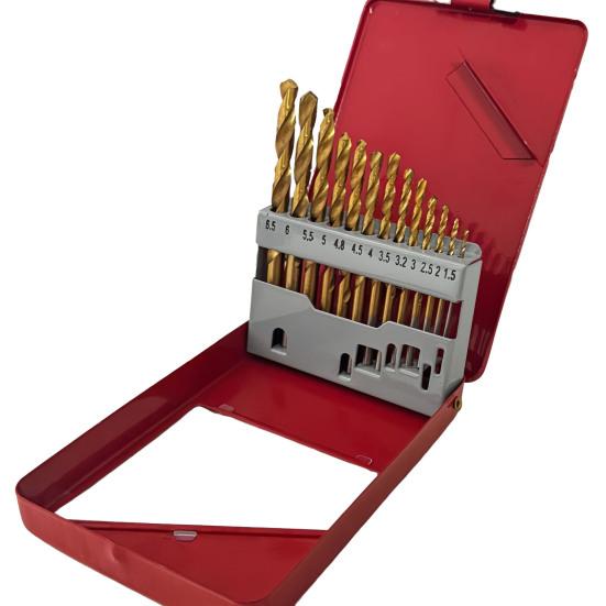 Bohrer-Set Rostfrei Korrosionsbeständig Titanbeschichtung Weit verbreitet Hochbelastbar Spiralbohrer