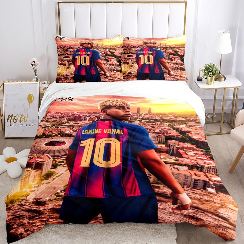 3Pcs Barcelona Dreams Unite Bedding Sets For All Sizes New 3D Printed Bed Cover Comforter Duvet Cover Pillowcase Bedroom Decoration