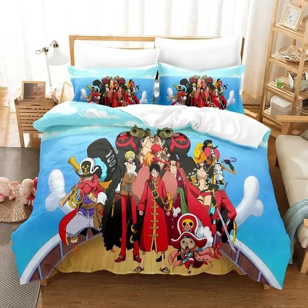 Code Geass Zestaw pościeli Pojedynczy Bliźniaczy Pełny Queen King Size Zestaw na łóżko Sypialnia dla dorosłych Dzieci Zestawy poszewek na kołdrę Nadruk 3D Anime zestaw prześcieradeł