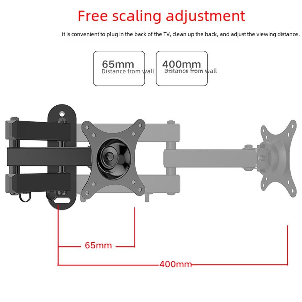 Suport Computer Rotativ 10-37in Suport TV Versatil Universal Suport Monitor LCD Birou Acasă