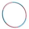 Abnehmbarer Edelstahl-Hula-Hoop mit Gewicht zum Abnehmen des Bauches und zur Taillenformung - Fitnessgerät im TikTok-Stil für Erwachsene, 6 Abschnitte
