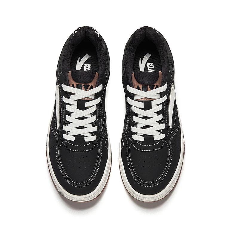 ANTA Street  Men Casual Sports Skate Shoes Black White Gum 912538012-5