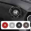EOMY5 Car Start Button Metal Protective Cover For Alfa Romeo Giulietta Mito 159 Giulia Stelvio 156 147 Tonale Brera Disco Volante