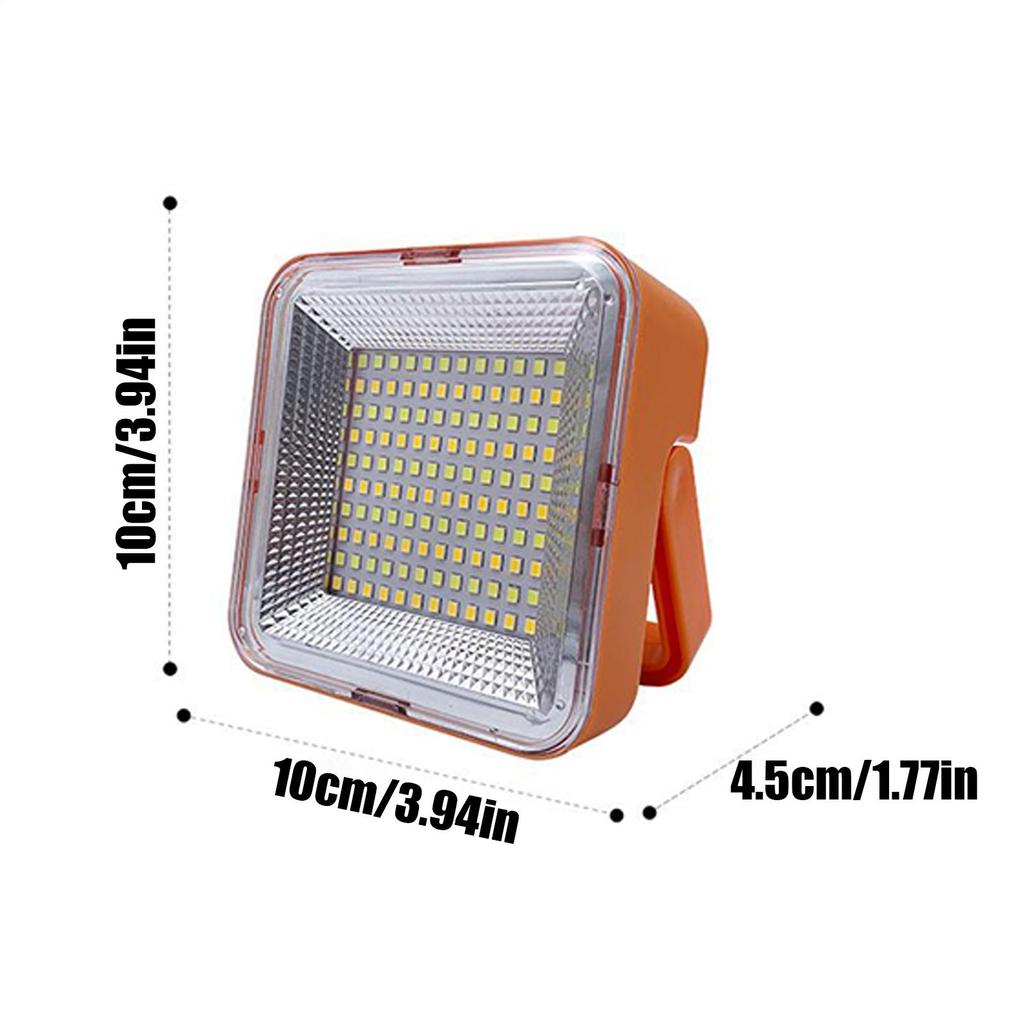 Solar Rechargeable Light Camp Lights Small Flashlight Solar Waterproof For Workshop Car Repair Job Site Construction Work