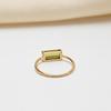 Green Peridot Stacking Ring, 925 Sterling Silver Jewelry, Minimalist Statement Ring for Women