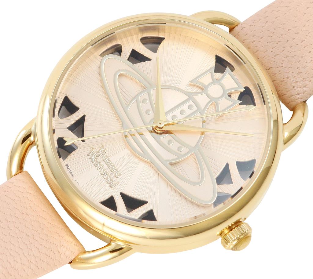 Watch LEADENHALL White Dial Pink Leather Quartz VV163BGPK Product Pink [Vivienne Westwood] Women's [Product]