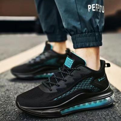 Herrenschuhe Vollpalmen-Laufschuhe, Atmungsaktive Große Größen Dicke Sohle Gezeitenschuhe Herren Sport Freizeitschuhe