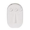 Modern Minimalist Ceramic Face Vase Dried Flowers White Decorative Tabletop Ornament Living Room Entryway Study