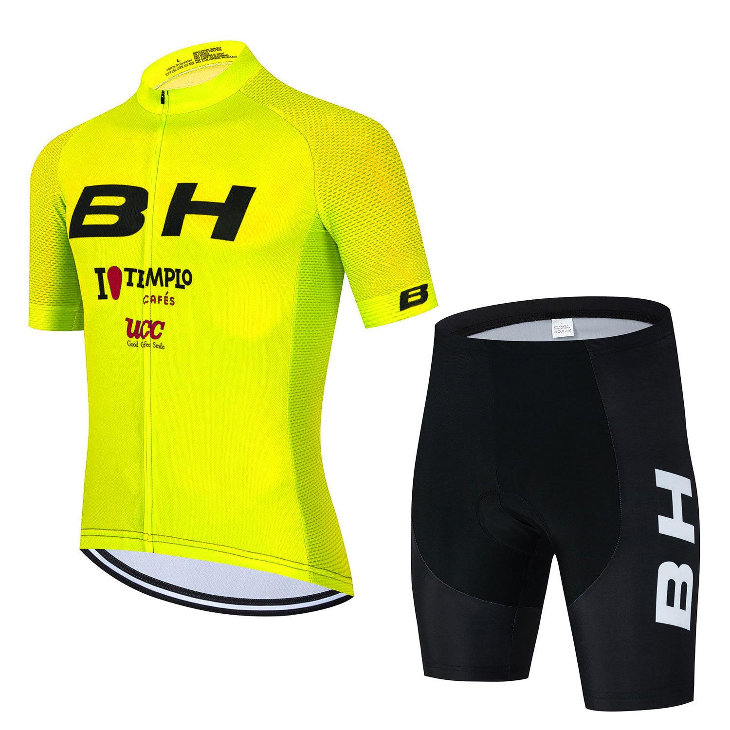 

BH Summer Short Sleeve Strap Cycling Suit Set Moisture Absorption Breathable Sweat Wicking Outdoor Cycling Equipment Cycling Suit 2026 5XL