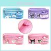Sanrio Melody Kuromi Canvas Pencil Case Coin Purse For Students