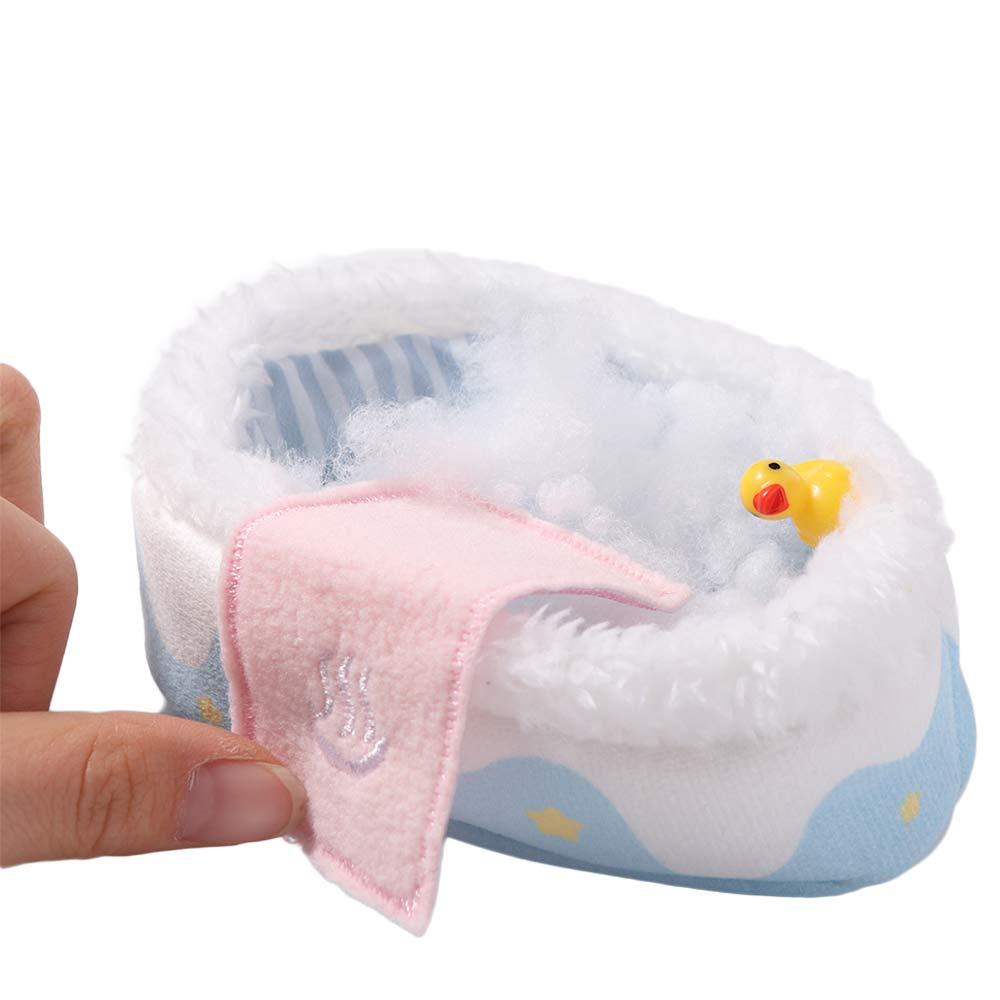 Desktop Decoration Doll Sleeping Bag Scene Decor 10cm Doll Bathtub Cotton Doll Bathtub  Photo Props