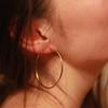 2PC Punk Mens/Womens Stealth Clip On Earrings Without Ear Hole Ear Cuff Spring Clip Fake Ear Ring Hoop Personality Jewelry Gift
