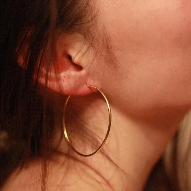 2PC Punk Mens/Womens Stealth Clip On Earrings Without Ear Hole Ear Cuff Spring Clip Fake Ear Ring Hoop Personality Jewelry Gift