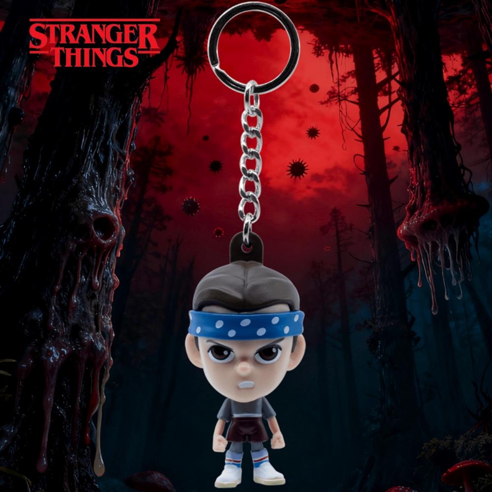 

1PC Netflix Officially Licensed Unfamiliar Worlds Key Ring Adorable Figure Pouch Clip Keyring Bagpack Attachment Xmas Present