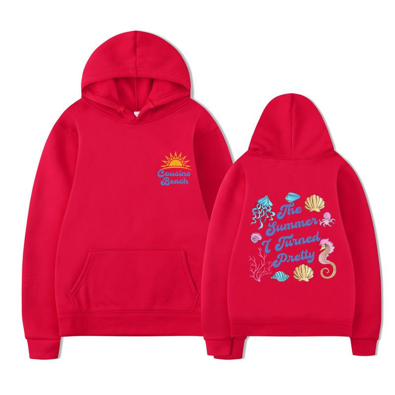 2025The Summer I Turned Pretty Hooded Sweater Loose Casual Hoodie