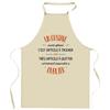 Kitchen Apron - A Gustave Also Great - Breton Print - Durable Cotton - Washable 40°C