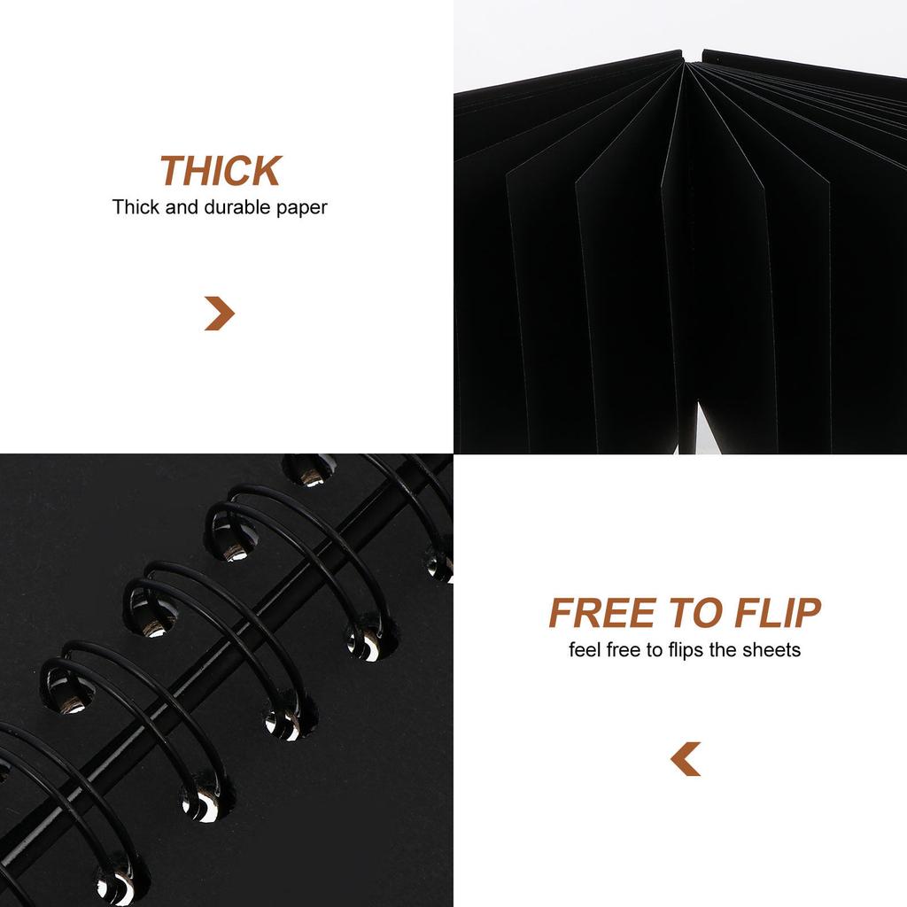 Hard Cardboard Cover Photo Album 20 Thick Non-Fading Sheets Family Memory Book DIY Scrapbook for Growth Milestones Guestbook