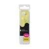 ELECOM CN300 Stereo Headphones, In-Ear, Balanced Sound Quality and Crisp Bass, Yellow, EHP-CN300AYL