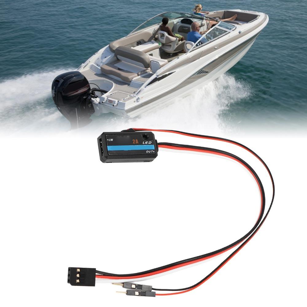 Black Voltage Collection Module Voltage Sensing Module for FSi6/FSi10/iA6B/iA10 Receiver for Boats